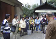 中央区石町の坐摩神社別宮にて